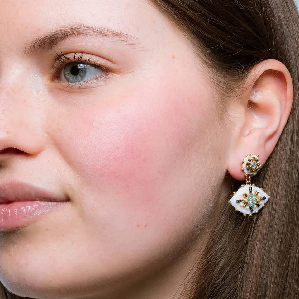 HYPNOCHIC Eyes boucles d'oreilles fantaisie dorées