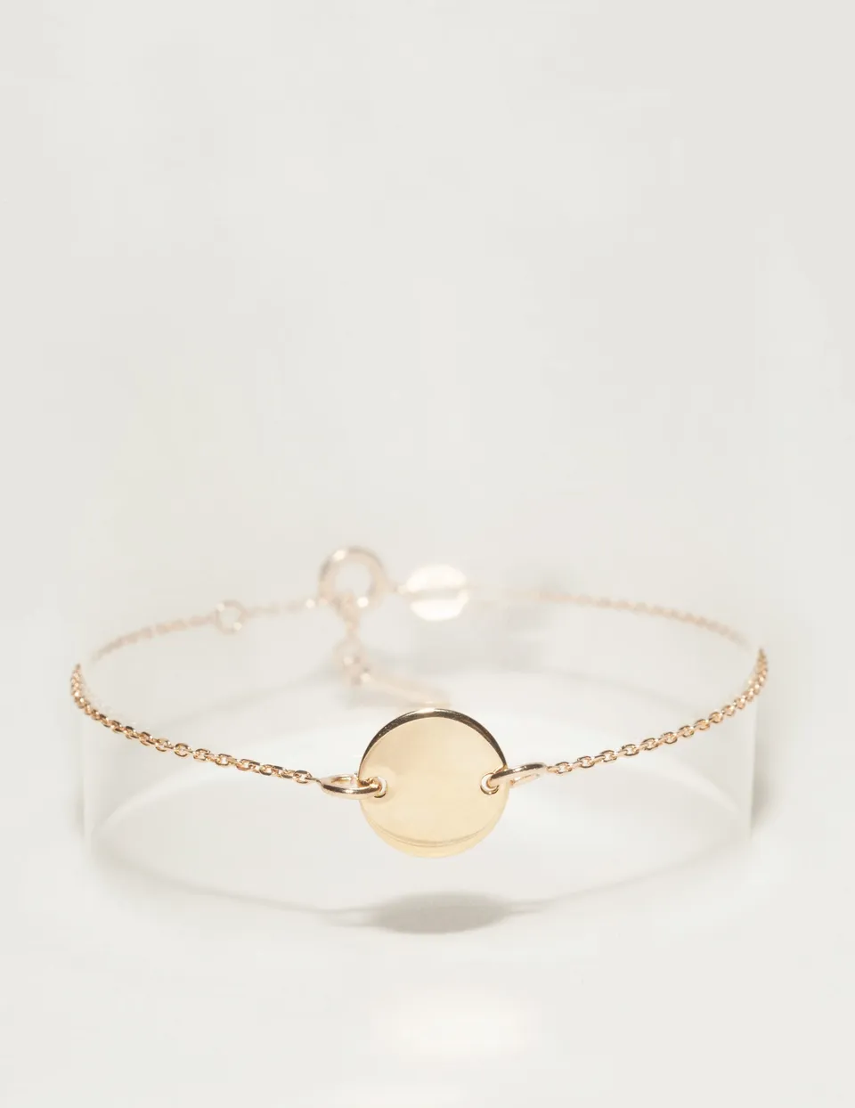 Ô PLUM Bella Donna bracelet chaîne plaqué or 17 cm