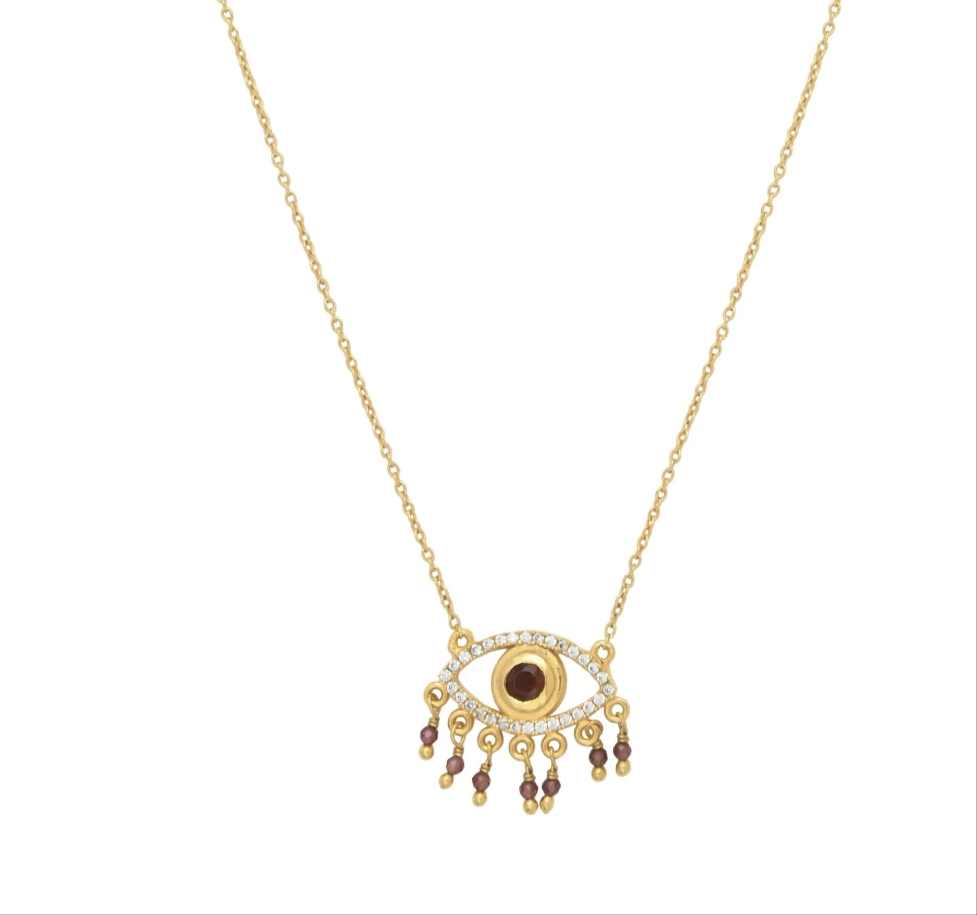 Leticia Ponti Protect Eyes collier améthyste