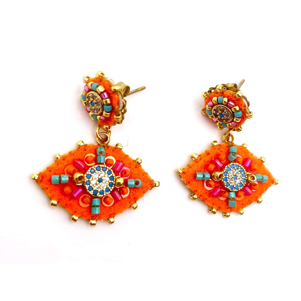 HYPNOCHIC Eyes boucles d'oreilles fantaisie dorées