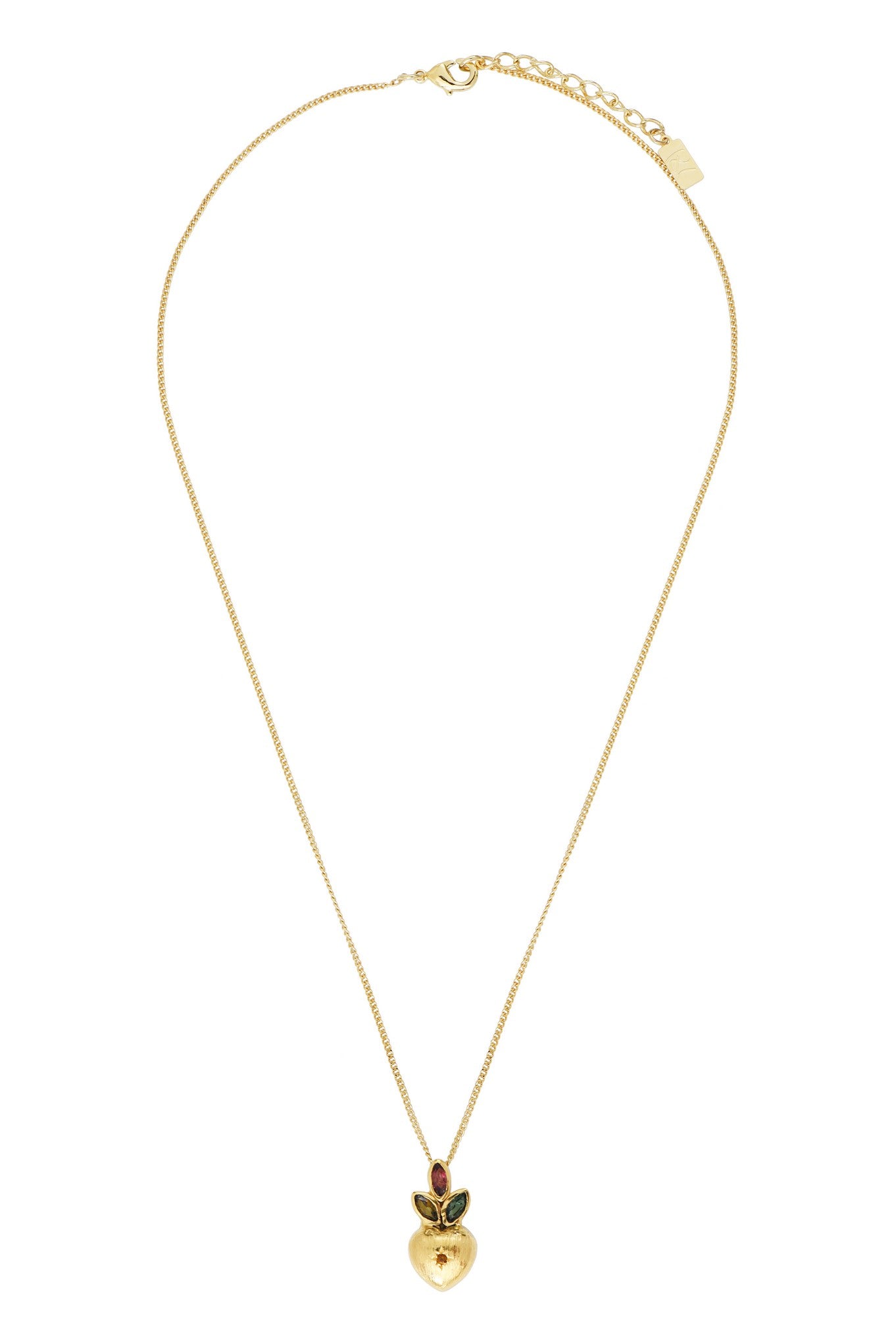 Leticia Ponti Heart Tiny collier coeur tourmaline rose