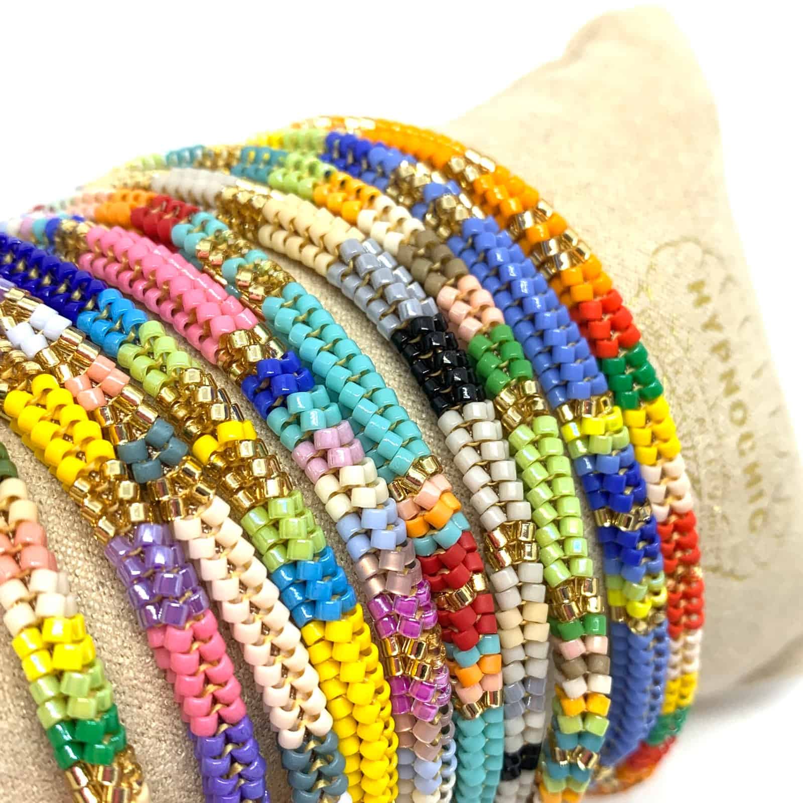 Hypnochic Snake Medium bracelet perles multicolore