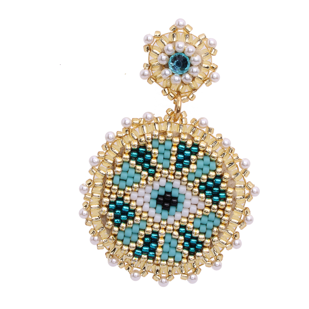 Hypnochic Eyes Miyuki boucles oreilles perles