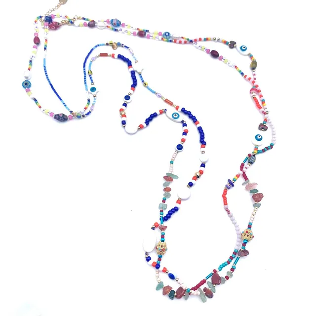 HYPNOCHIC Sautoirs Playa sautoir long multicolore 2m