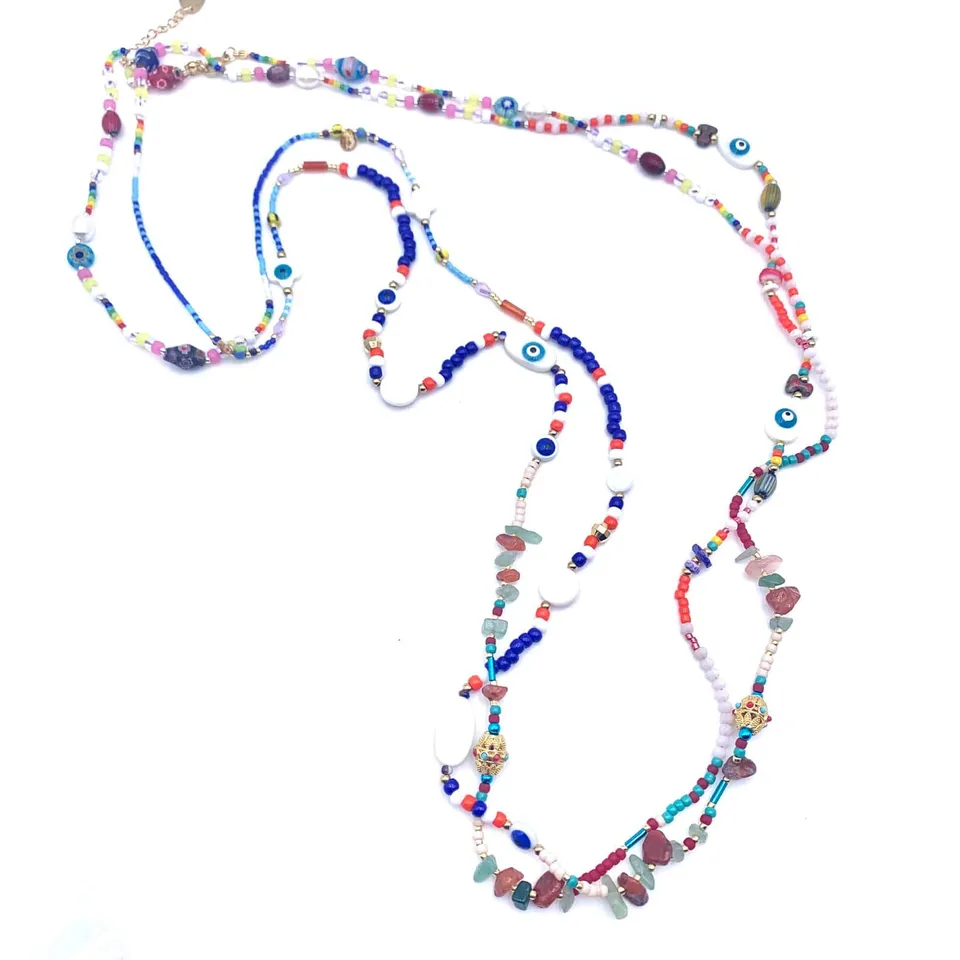HYPNOCHIC Sautoirs Playa sautoir long multicolore 2m