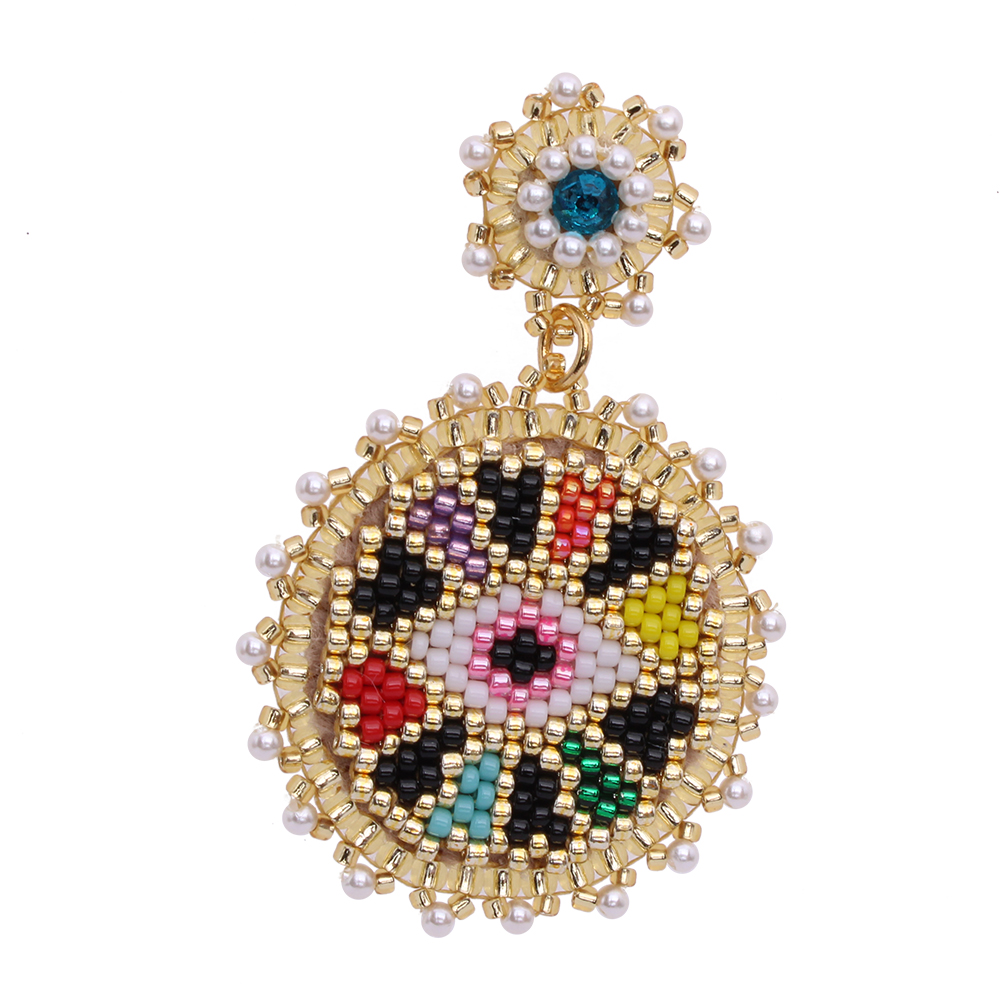 Hypnochic Eyes Miyuki boucles oreilles perles