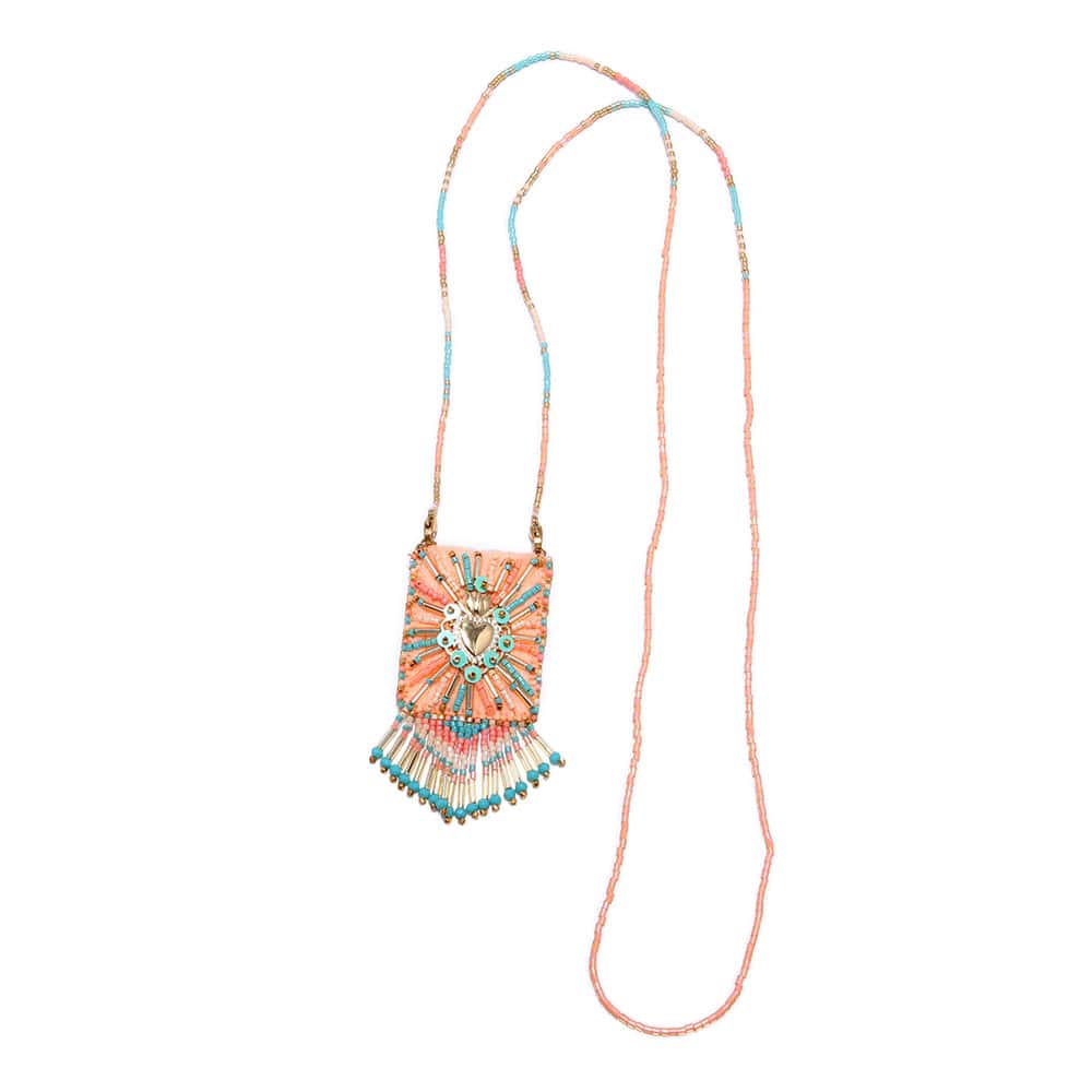 Hypnochic Ex Voto collier pochette doré