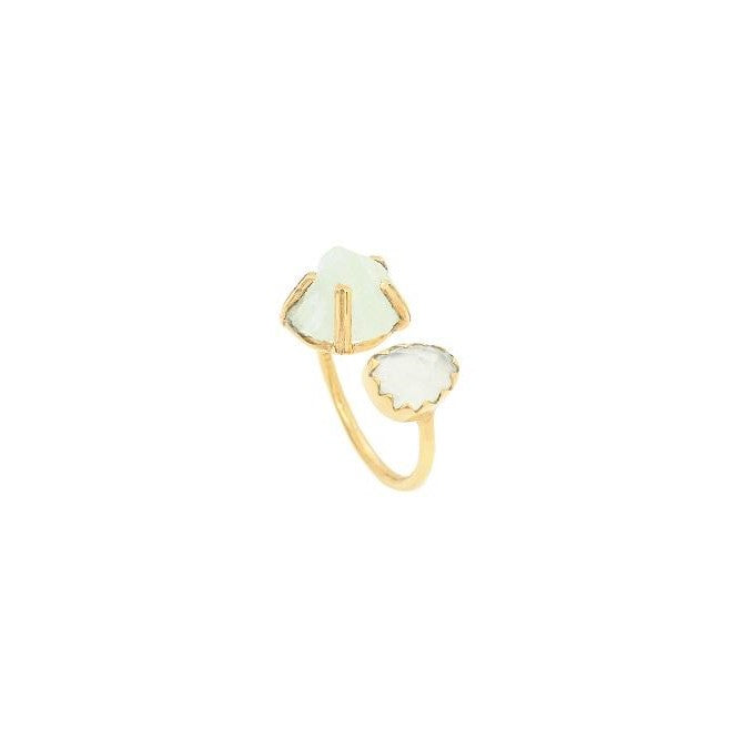 Leticia Ponti Gaby bague aigue-marine tourmaline ajustable