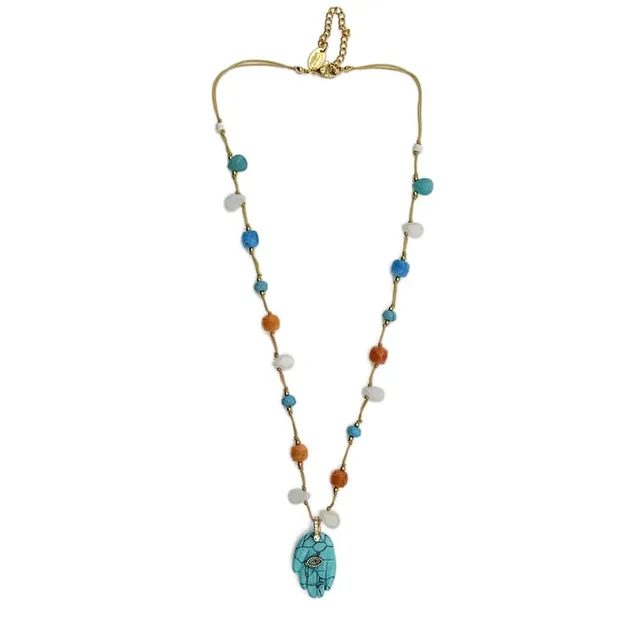 Hypnochic Collier Stone collier fantaisie pierre femme