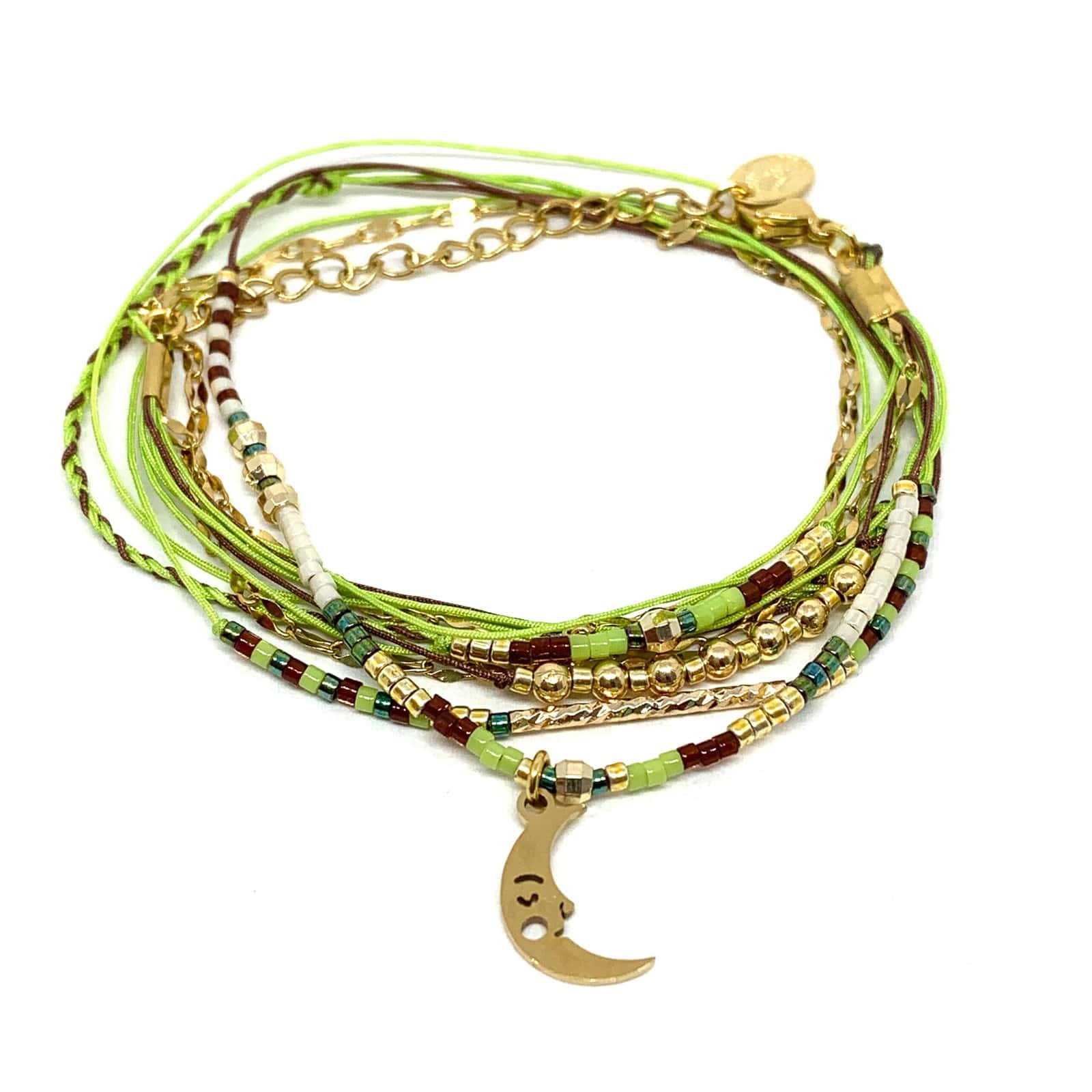 Hypnochic Bracelets Mily 2 rangs bracelet multicolore ajustable