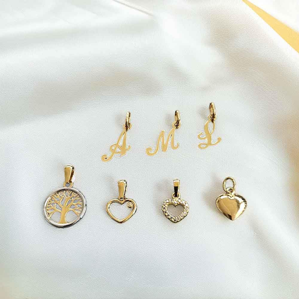 L'Atelier d'Azur collier lettre A or 750/1000 chaîne 42-45 cm