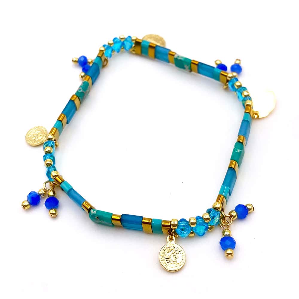 Hypnochic Bracelets Tila Stone Perles fantaisie