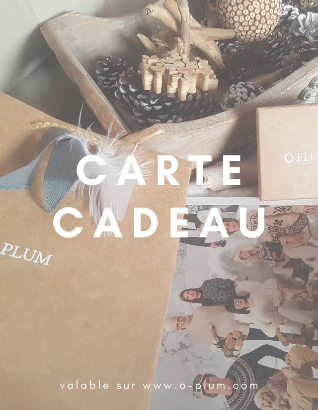 Ô Plum carte cadeau 25 EUR pour bijou femme