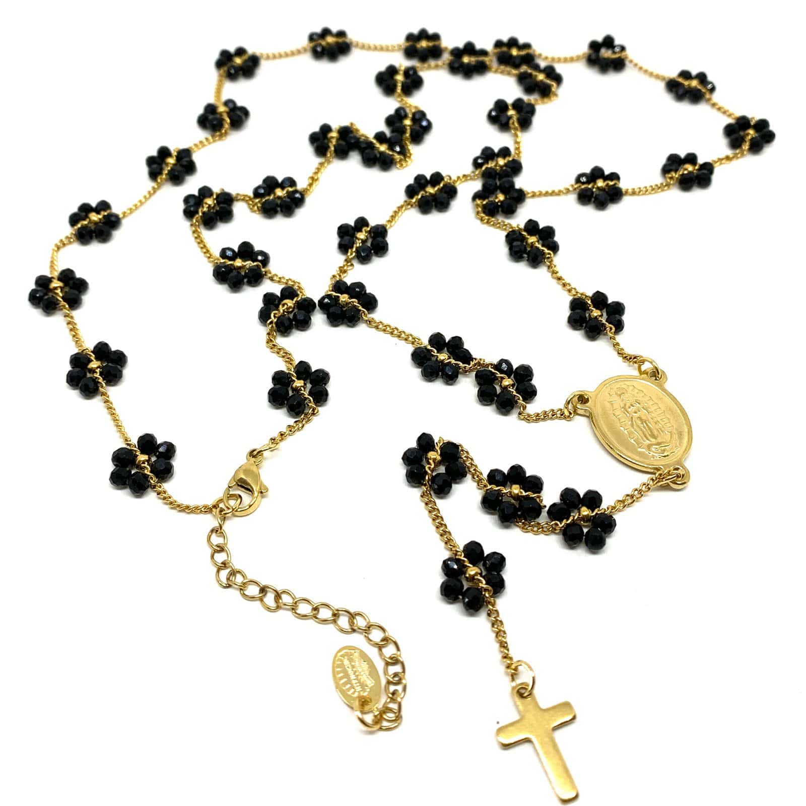 HYPNOCHIC ALANI collier chapelet croix 104 cm