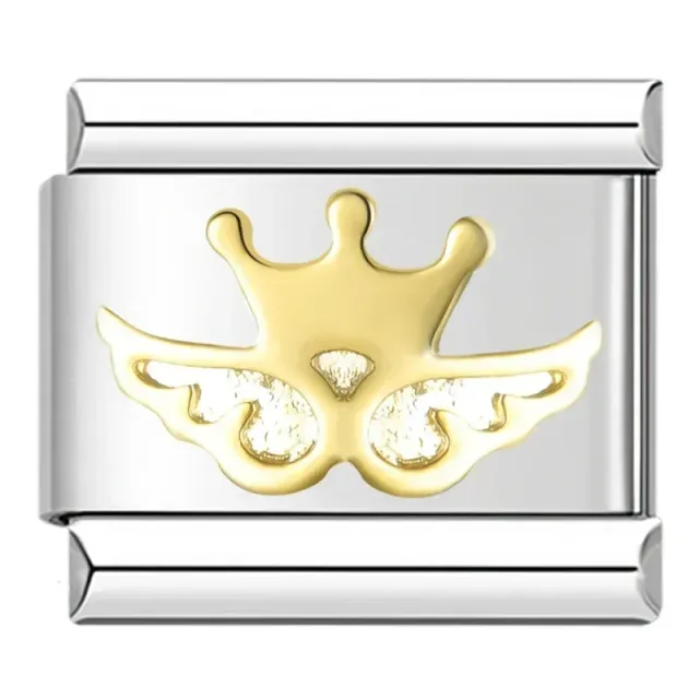 Les Ailes de Gloria Wings Crown Ailé charm couronne