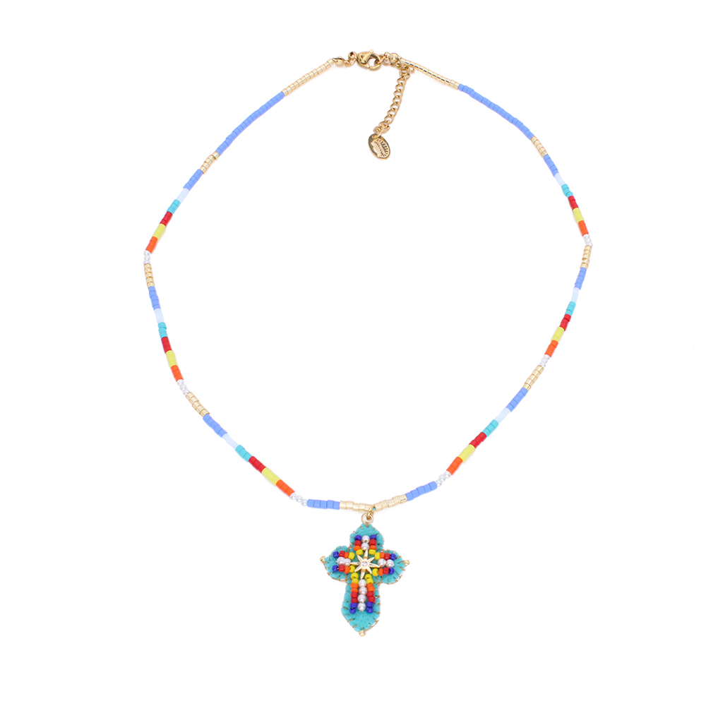 Hypnochic Baby Marta collier pendentif croix fantaisie