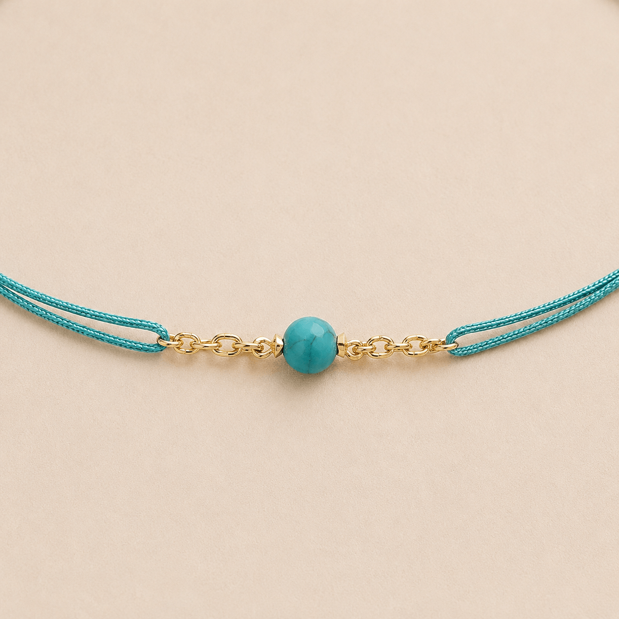 Ô PLUM Bracelets Cordon mini Émeraude bracelet émeraude 4 mm