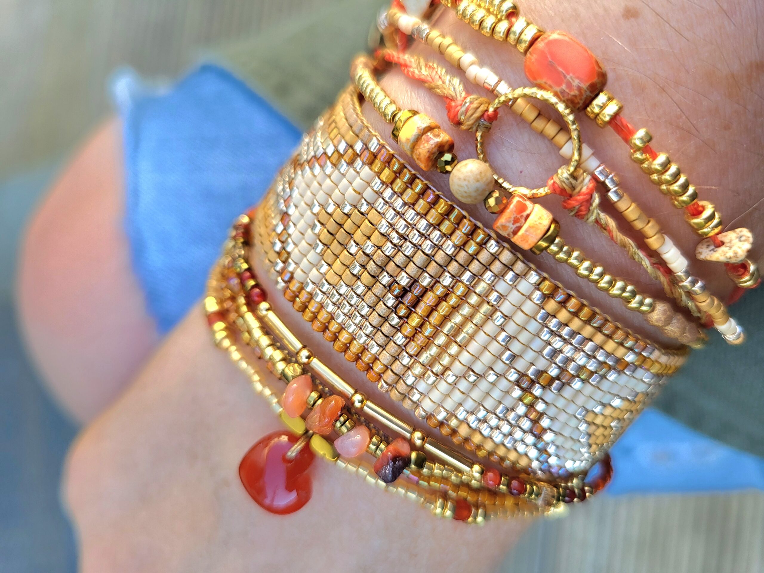Les Ailes de Gloria Manchettes Auriane bracelet manchette femme