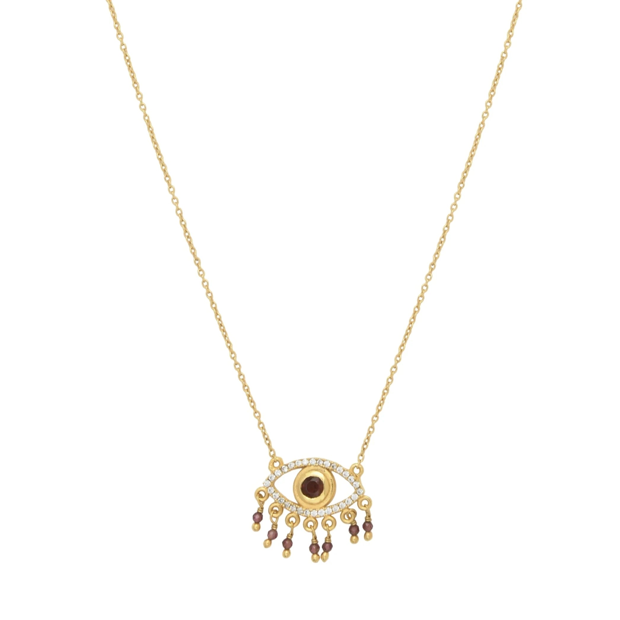 Leticia Ponti Protect Eyes collier améthyste