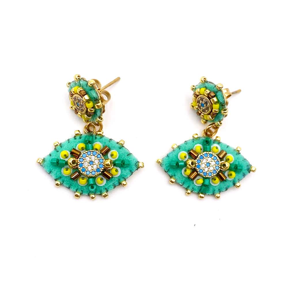 HYPNOCHIC Eyes boucles d'oreilles fantaisie dorées