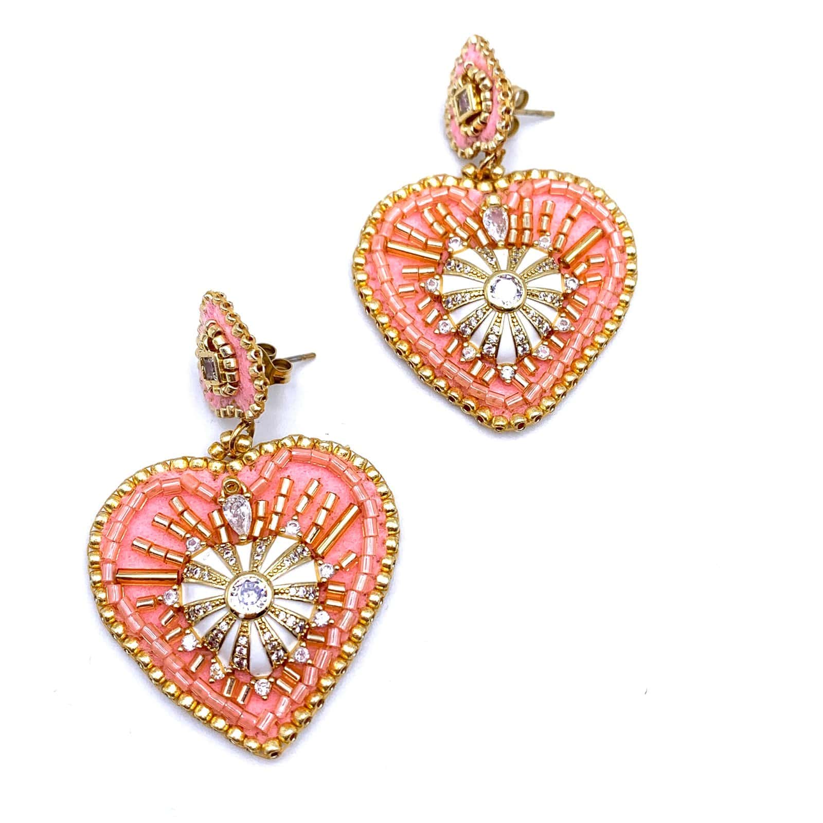 HYPNOCHIC Anna Boucles d'oreilles Cœur feutrine Miyuki