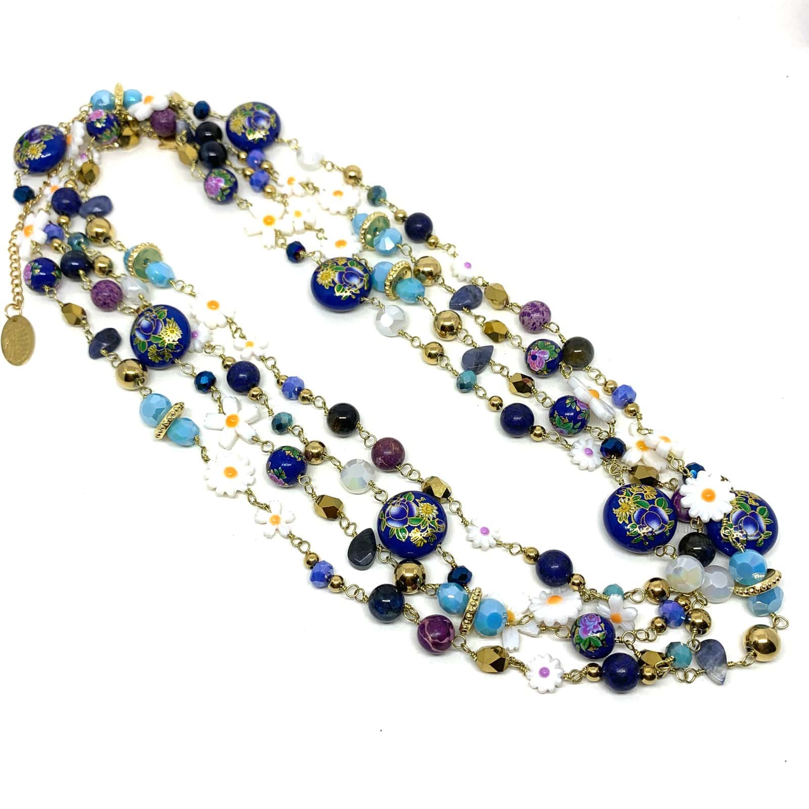 Hypnochic Sautoirs Fiori collier long multicolore 200 cm