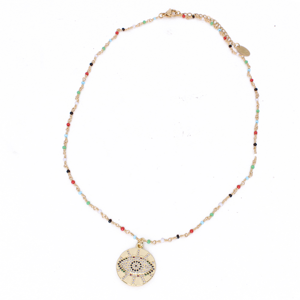 Hypnochic Colliers Eyes Collier Fantaisie Multicolore