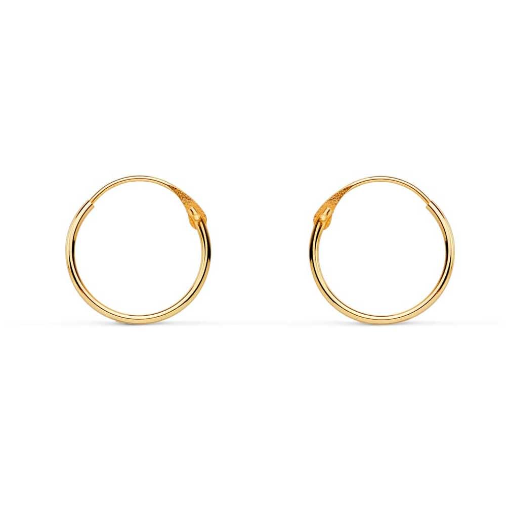 L'Atelier d'Azur Créoles Torsadées Or 18 Carats Boucles 1,2 cm