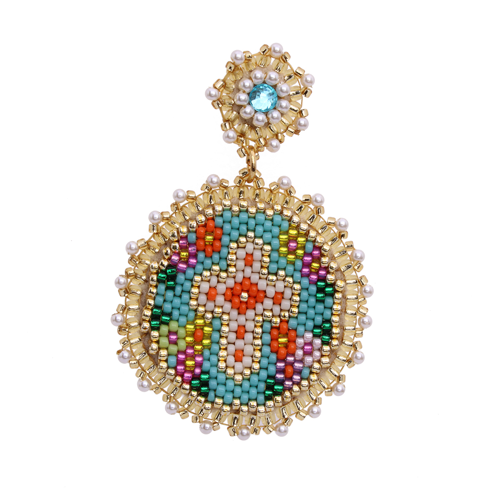 Hypnochic Marie boucle oreille perles Miyuki