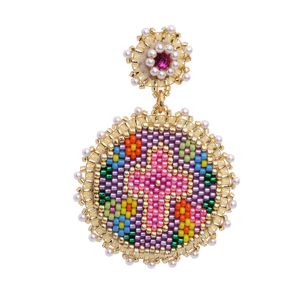 Hypnochic Marie boucle oreille perles Miyuki