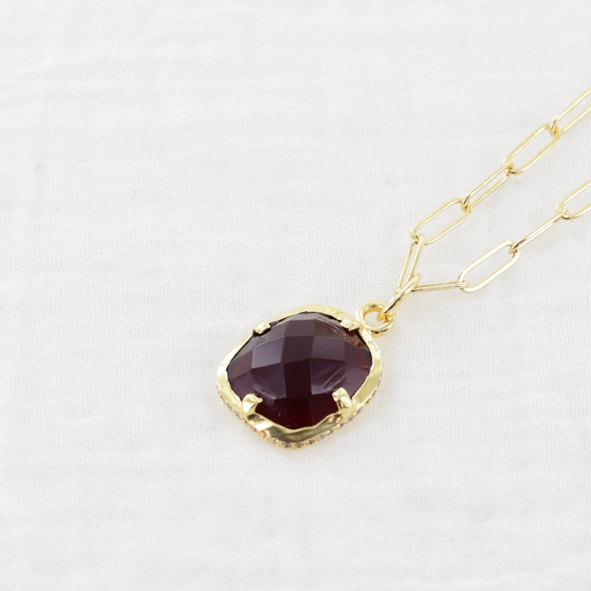 Leticia Ponti Colliers Albertine collier labradorite 42 cm