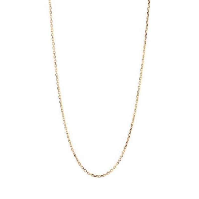 L'Atelier d'Azur Chaîne Or 750 Forçat Diamantée collier mixte 50cm