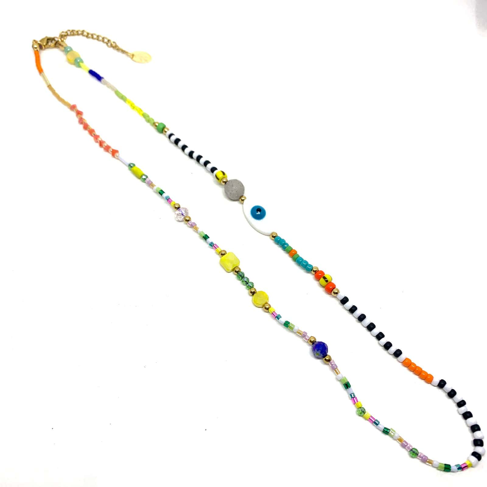 Hypnochic Vamos collier perle Miyuki doré 40 cm