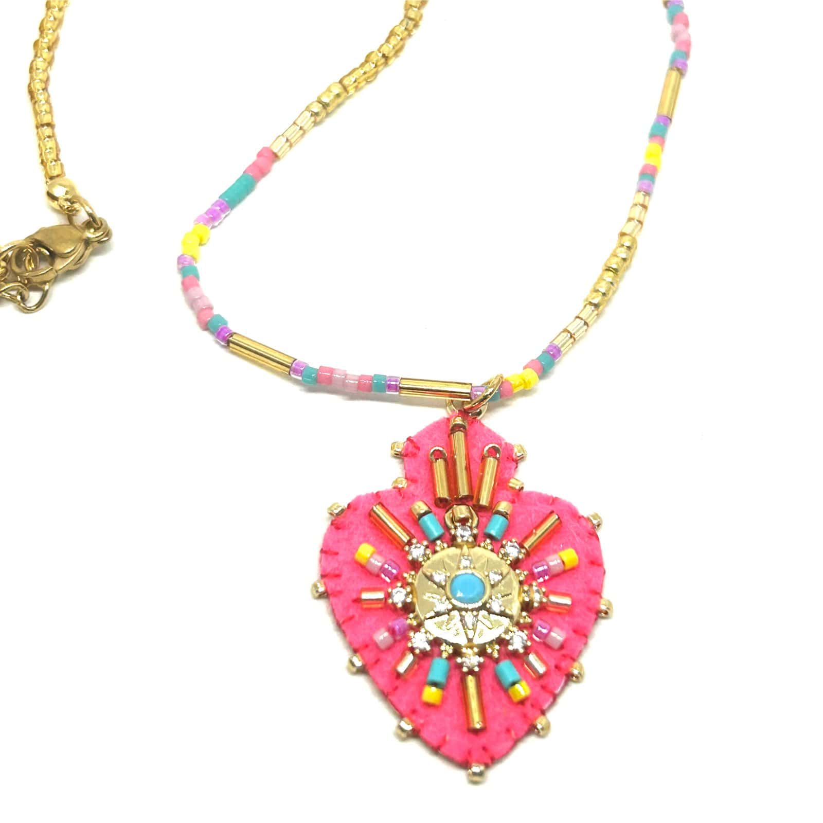 Hypnochic Julia collier pendentif ex-voto Miyuki