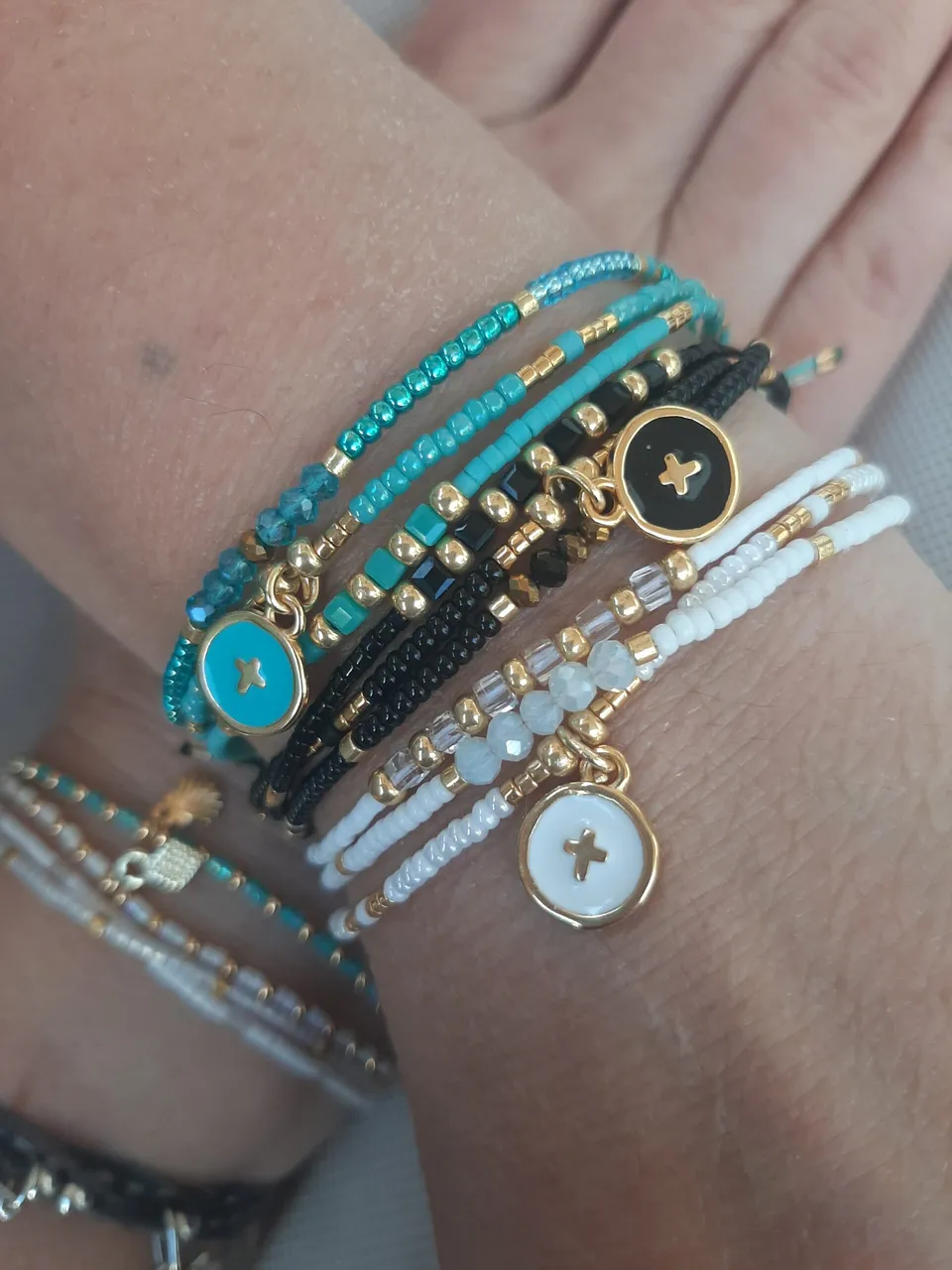 Les Ailes de Gloria Faith Color bracelet petits liens fantaisie