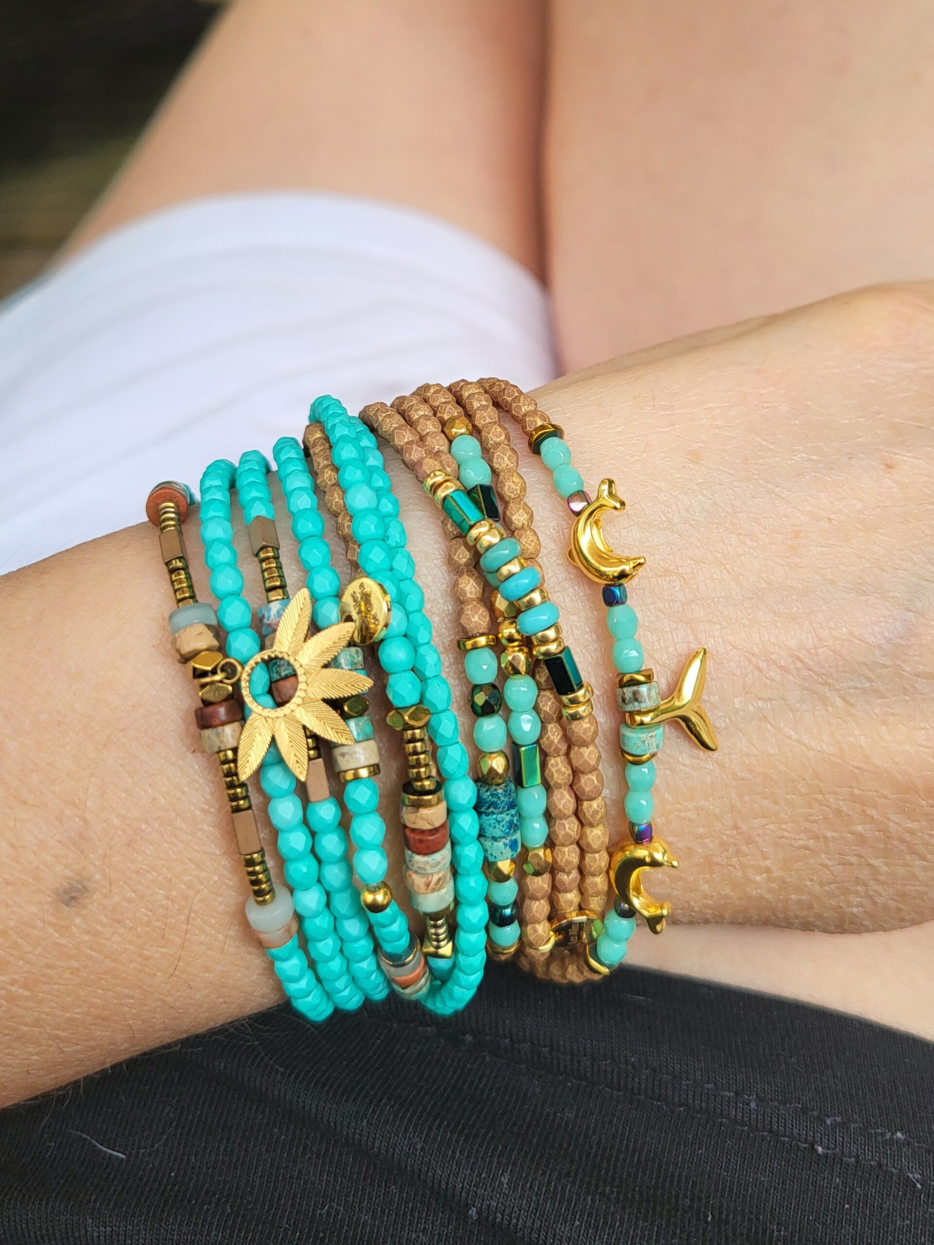Les Ailes de Gloria Bracelets Multirangs Rozoj bracelet femme
