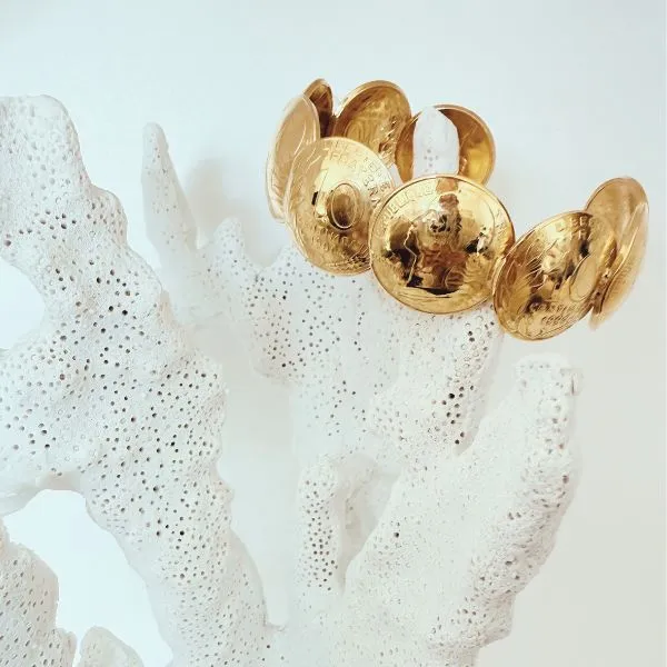 Le P’tit Franc Né Sens bracelet 9 pièces 10 centimes