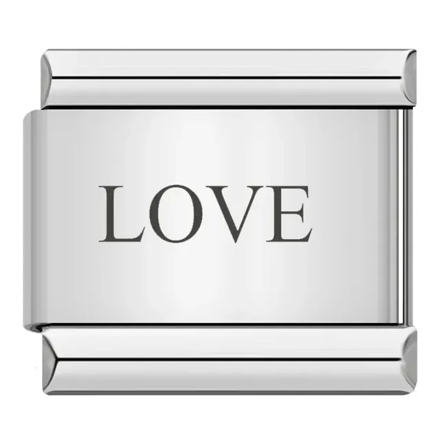 Les Ailes de Gloria Wings Love charm aile argenté