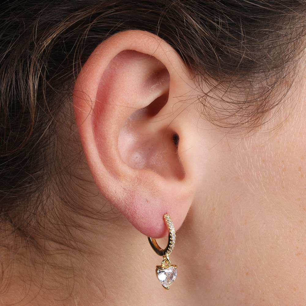 Hypnochic Crystal boucles créoles fantaisie cristal femme