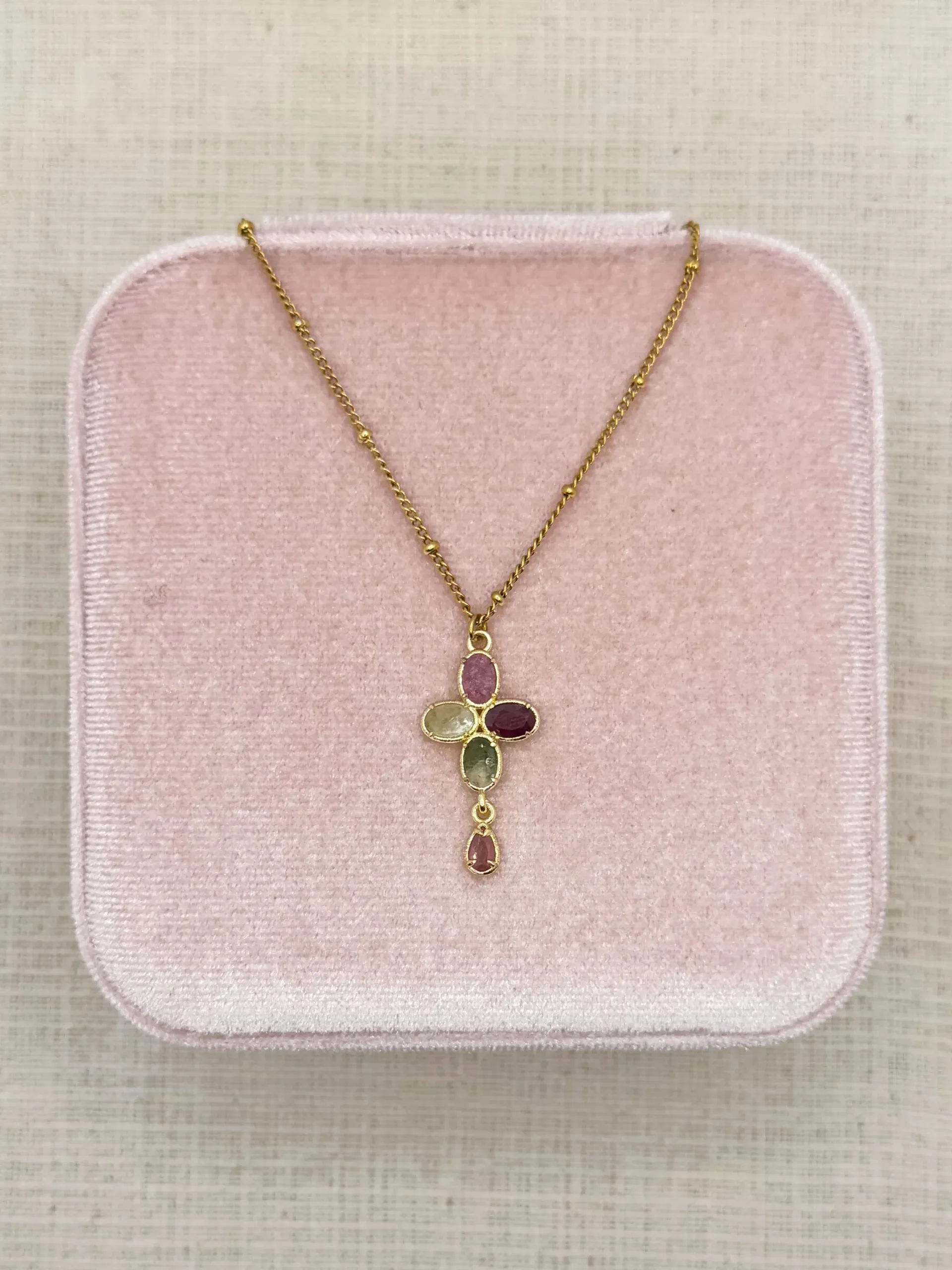 Pachanana Cruz collier acier inoxydable anti-allergène