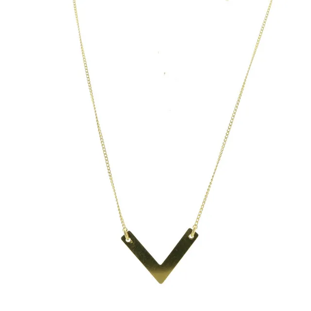 Leticia Ponti Colliers V collier pendentif or 24 carats