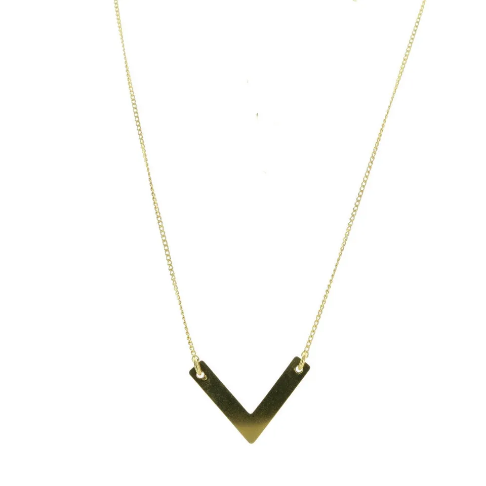 Leticia Ponti Colliers V collier pendentif or 24 carats