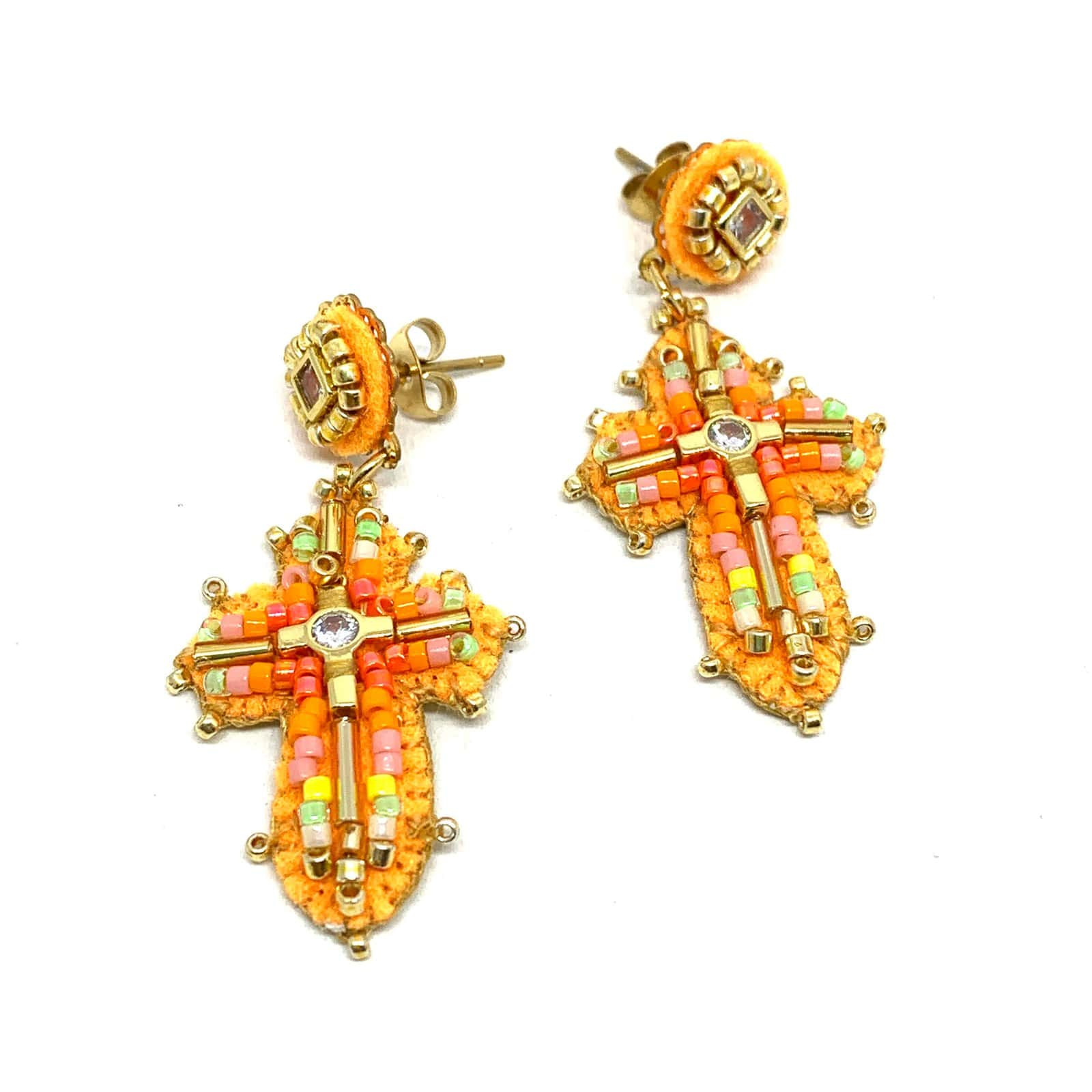 Hypnochic Baby Marta boucle d'oreille fantaisie croix feutrine