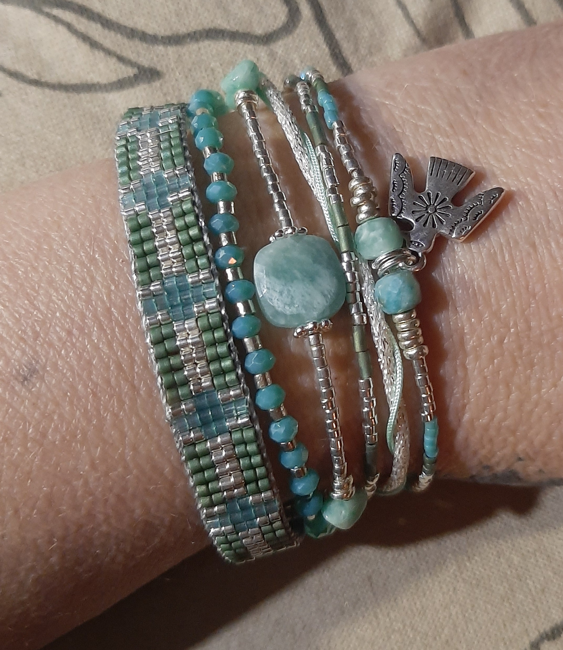Les Ailes de Gloria Tara bracelet manchette femme fantaisie