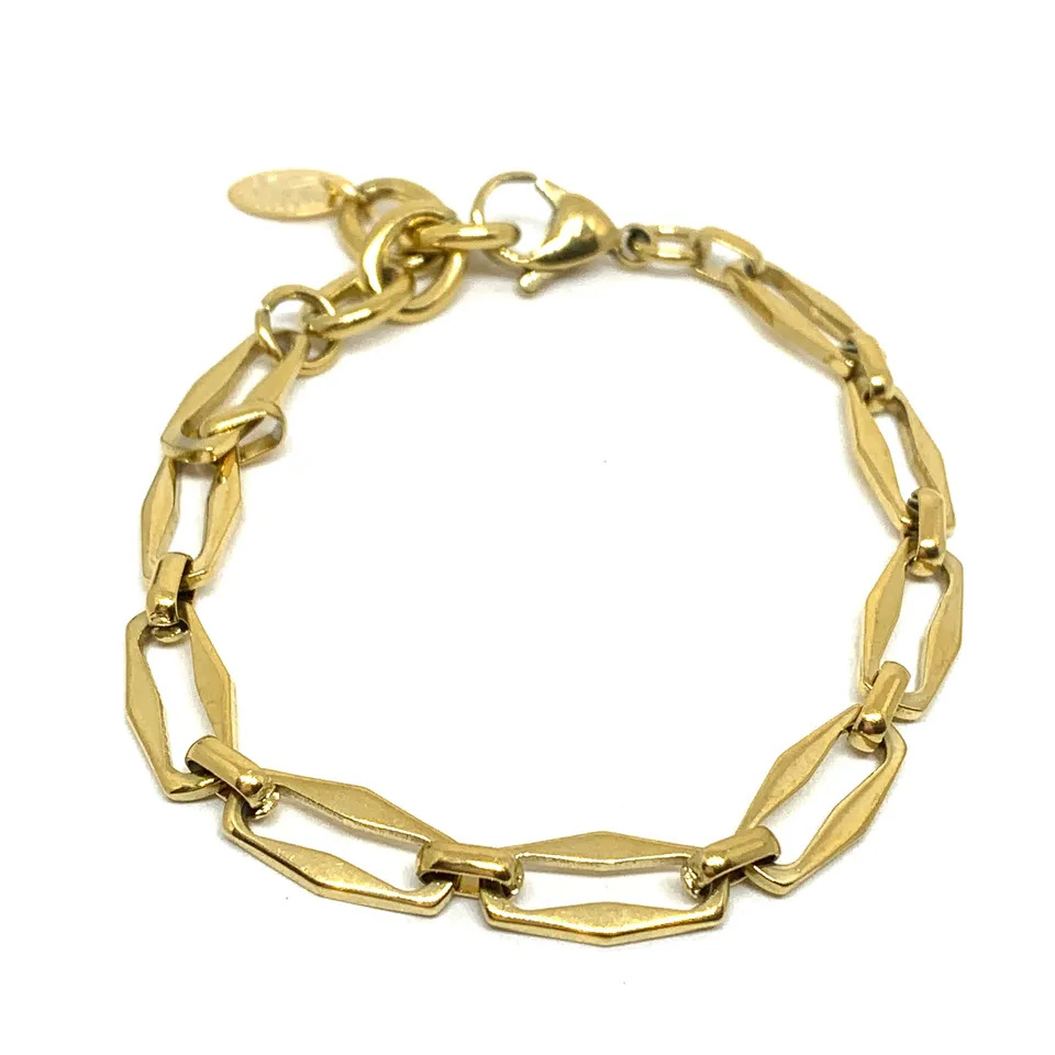 Hypnochic Mira Alise bracelet maillon doré acier