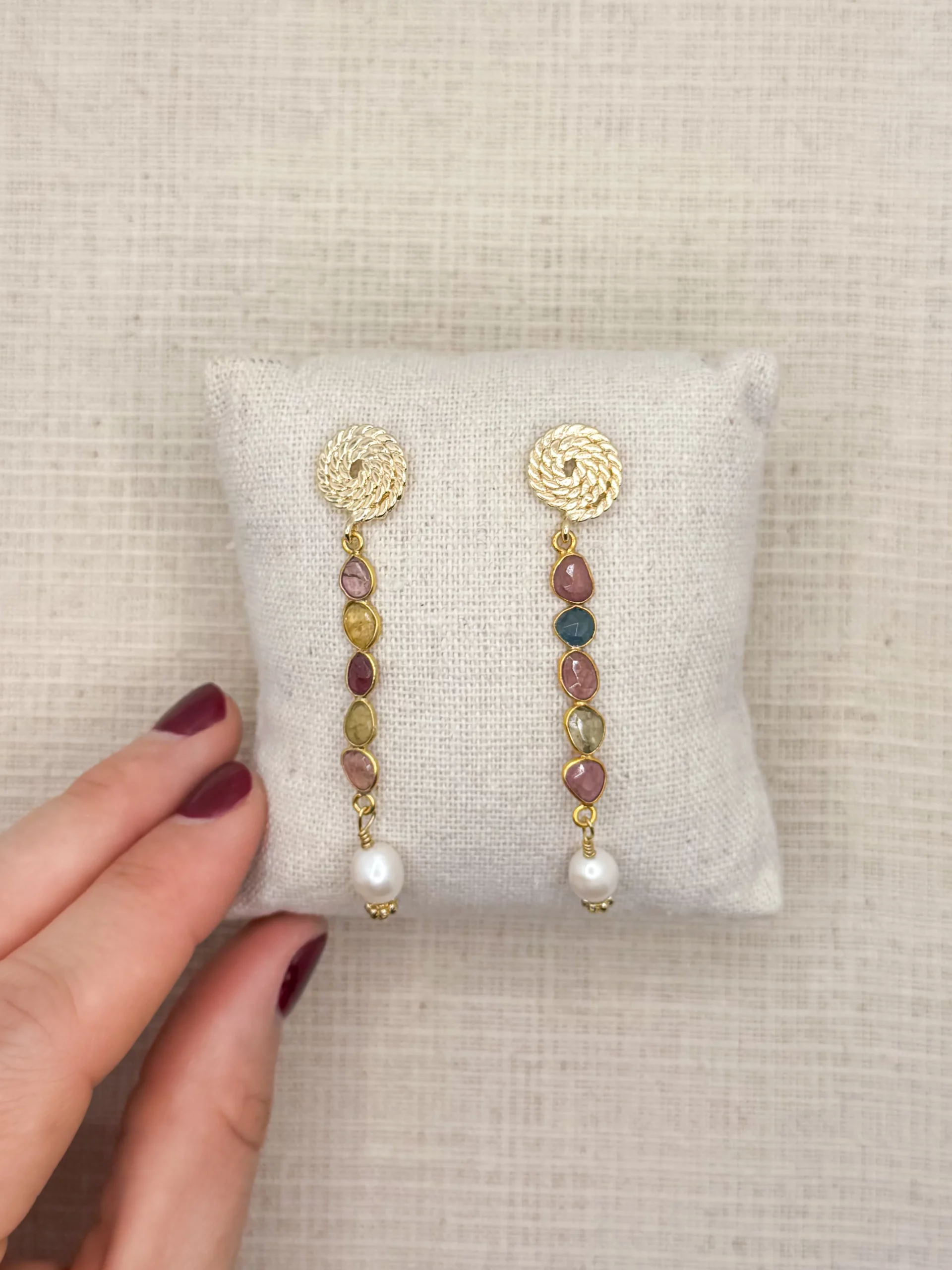 Pachanana Iris boucles d'oreilles fantaisie femme