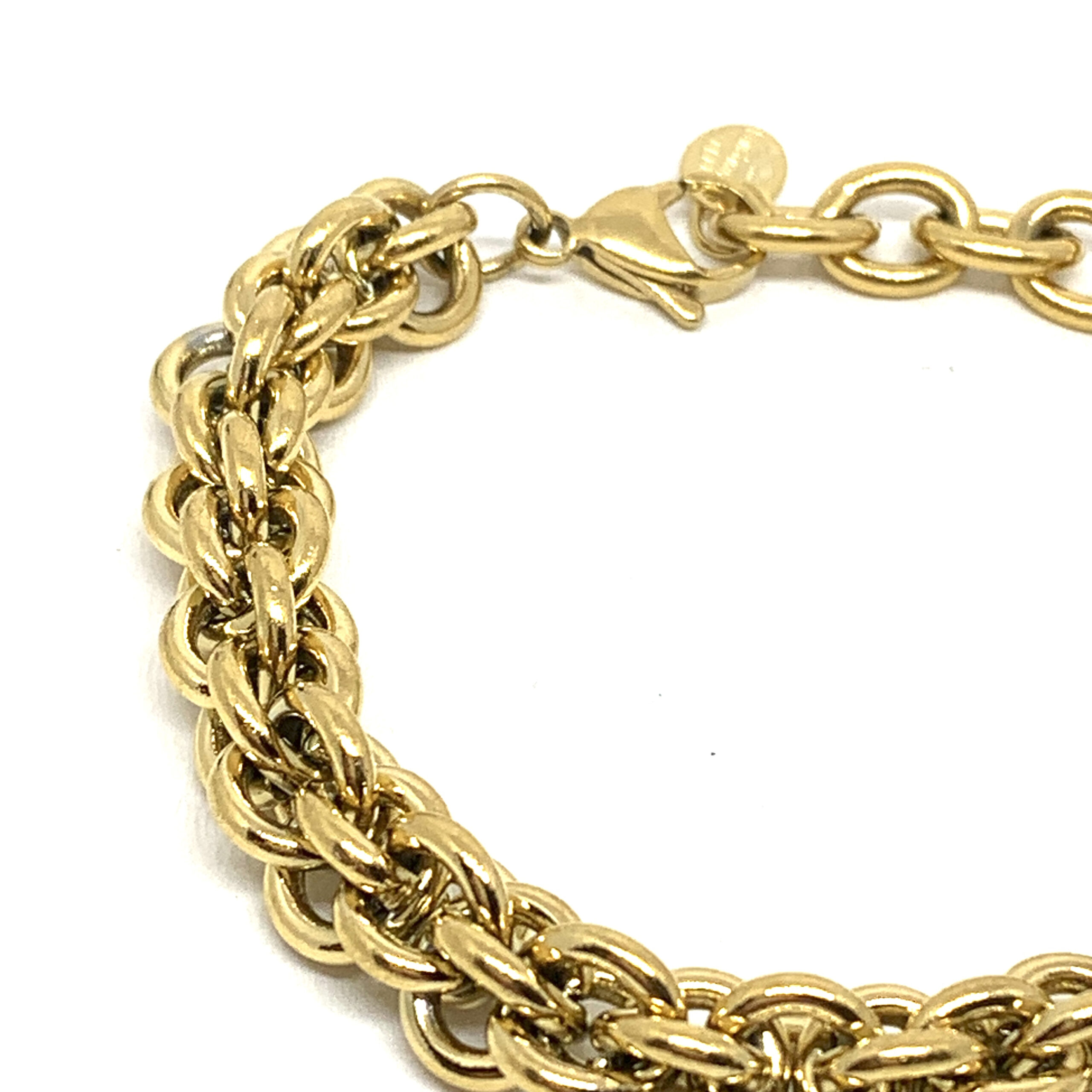 Hypnochic Mira bracelet maillon doré acier inoxydable