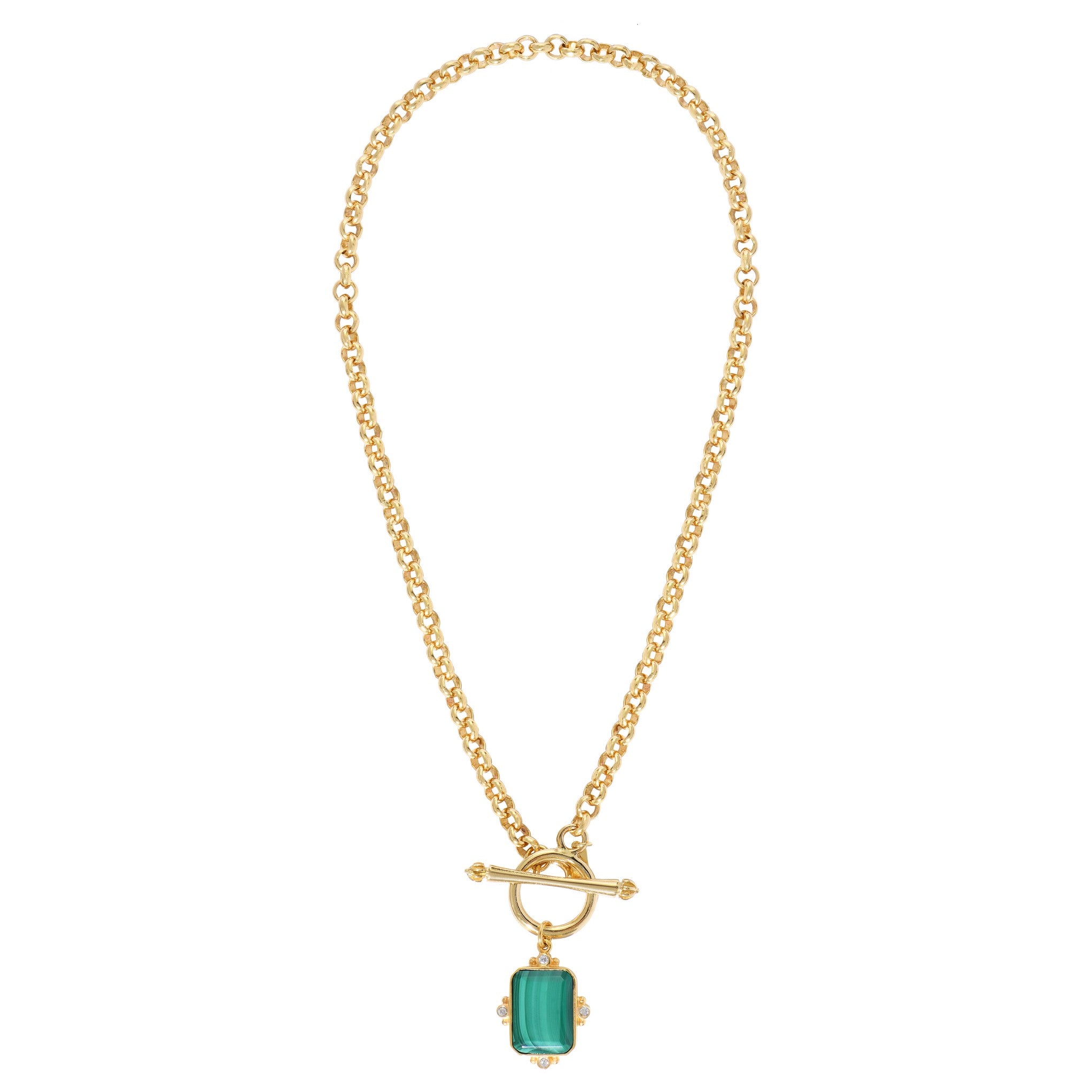 Leticia Ponti Norah collier quartz lemon grosse chaîne