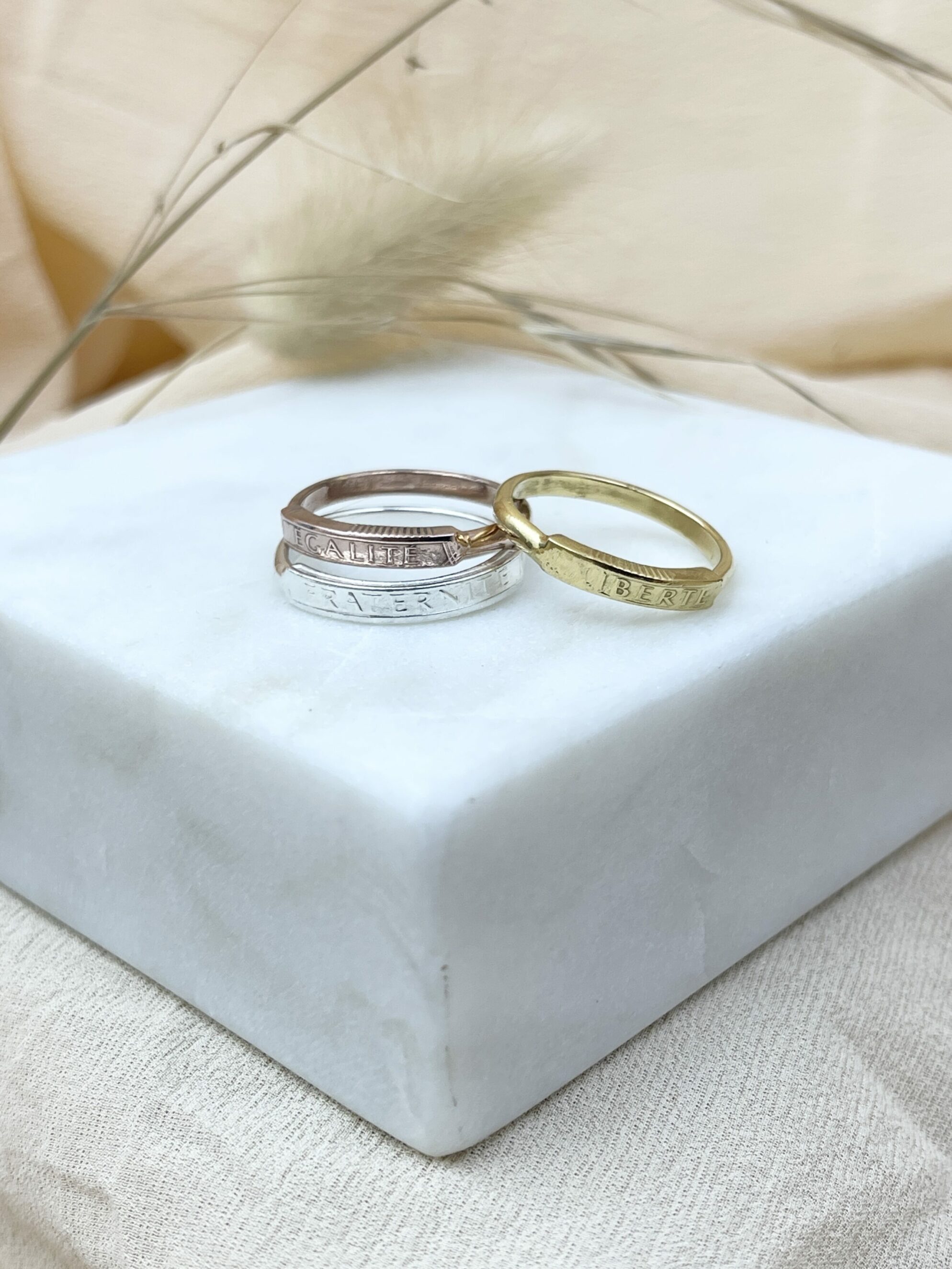 Le P’tit Franc La Précieuse bague devise Liberté 10 francs