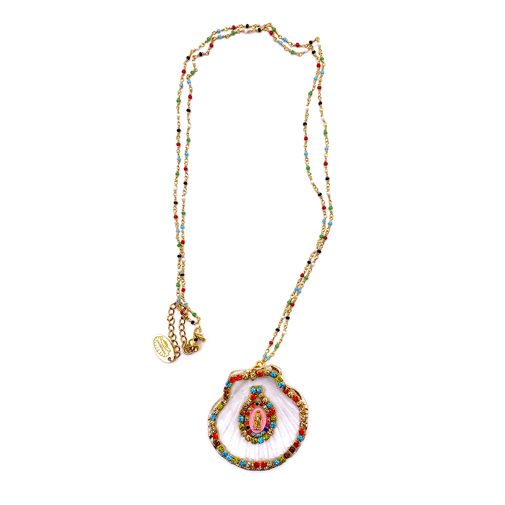 Hypnochic Sautoir Long Coquillage sautoir coquillage femme